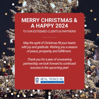 Christmas Greetings From The Team At Metal Tronics!